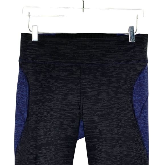 Outdoor Voices XL Kneecap Crop Leggings Space Dye Gray Blue Two Tone - Picture 4 of 8